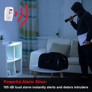 IFITech Motion Sensor Alarm with 105 dB Siren
