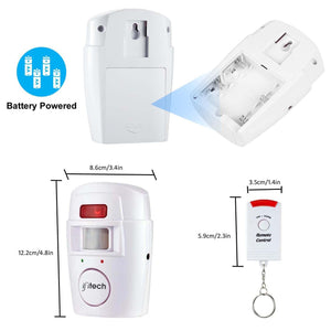 IFITech Motion Sensor Alarm with 105 dB Siren