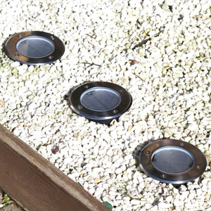 IFITech Large Deck, Path and Garden Solar Step Light (12 Cm Wide)