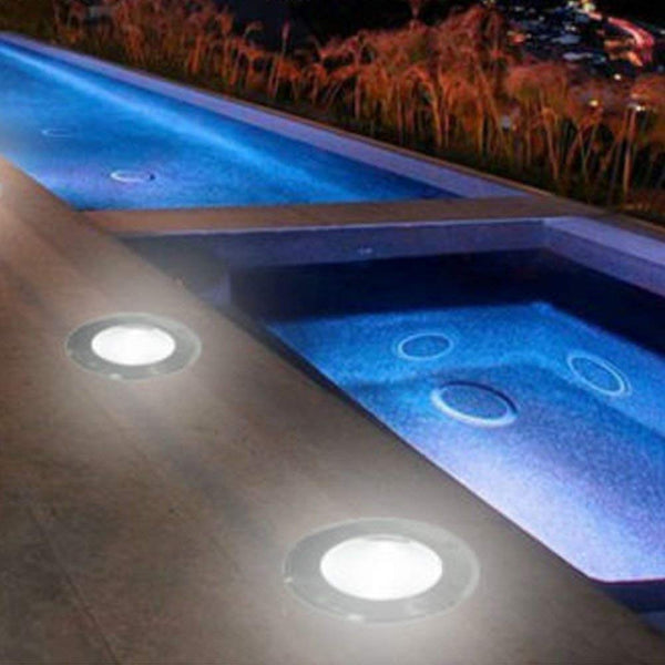 IFITech Large Deck, Path and Garden Solar Step Light (12 Cm Wide)