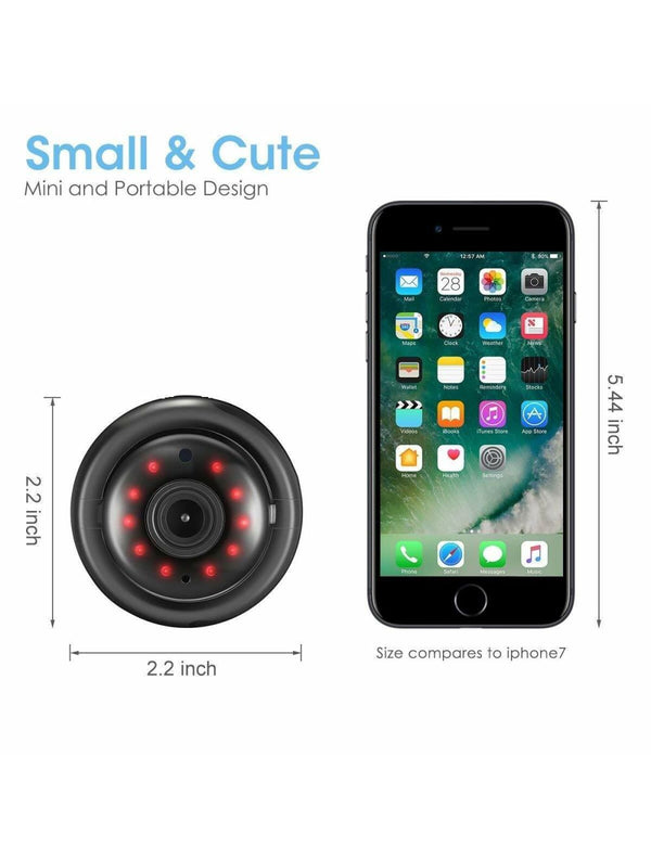 IFITech 1080P · Human Detection · Baby Monitor - Wifi IP Wireless Camera Sand Black