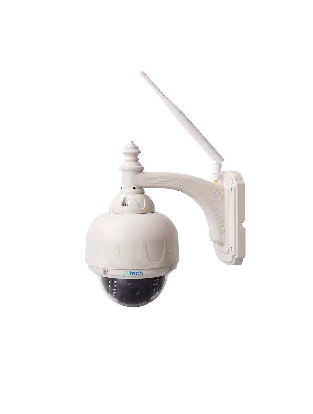 IFITech™ 1.3MP PTZ Outdoor Wireless/Wired IP Network Bullet Camera with 4X Optical Zoom