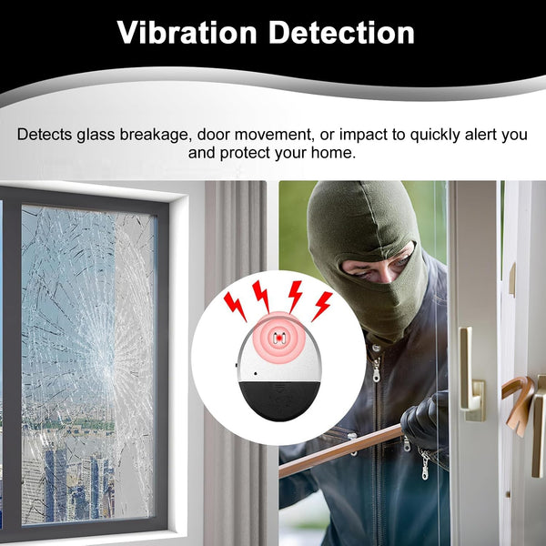 IFITech Ultra-Thin 130dB Window & Door Alarm –  (Pack of 1)