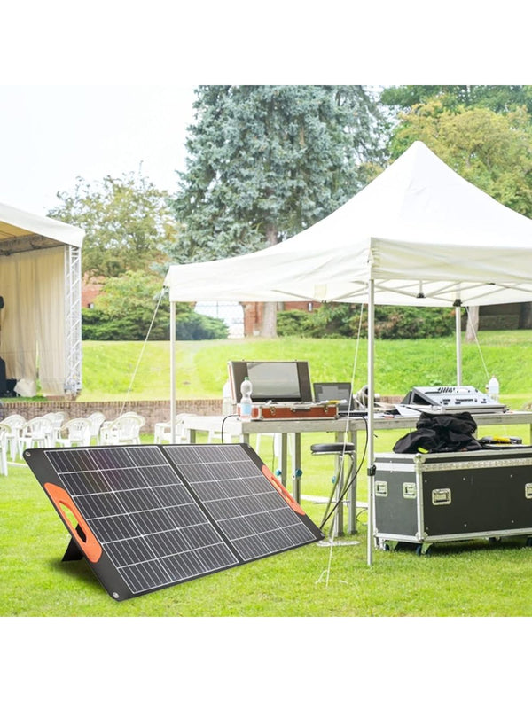 IFITech 120W Portable Waterproof Foldable Solar Panel Charger | Portable Power Station