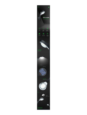 IFITech Solar PIR Sensor Wall Light