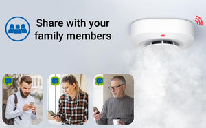 IFITech WiFi  Smoke Sensor/Detector |APP Control