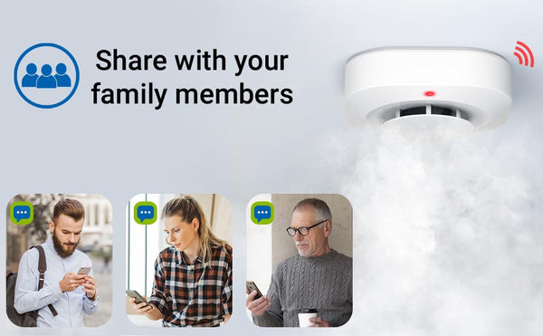 IFITech WiFi  Smoke Sensor/Detector |APP Control