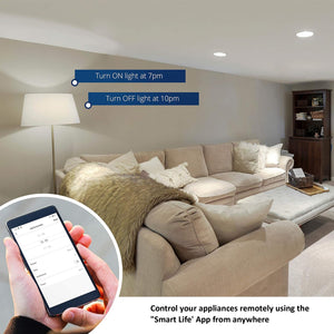 IFITech 10A Wi-Fi Smart Plug with Energy Monitoring - Suitable for Small Appliances