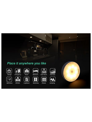 IFITech 8 LED Motion Sensor Rechargeable Light