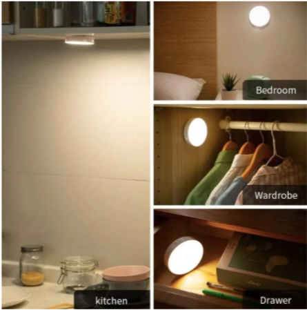 IFITech 8 LED Motion Sensor Rechargeable Light