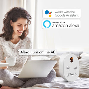 IFITech 16A Wi-Fi Smart Plug with Energy Monitoring - Suitable for Large Appliances