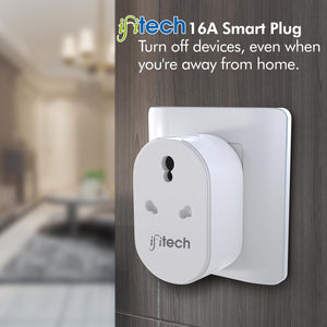 IFITech 16A Wi-Fi Smart Plug with Energy Monitoring - Suitable for Large Appliances