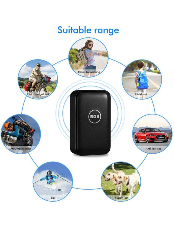 IFITech Mini GPS Tracker, Anti-Theft GPS, Anti-Lost Locator for Pets, School Bags, Vehicles with Silent Call Option- GSM