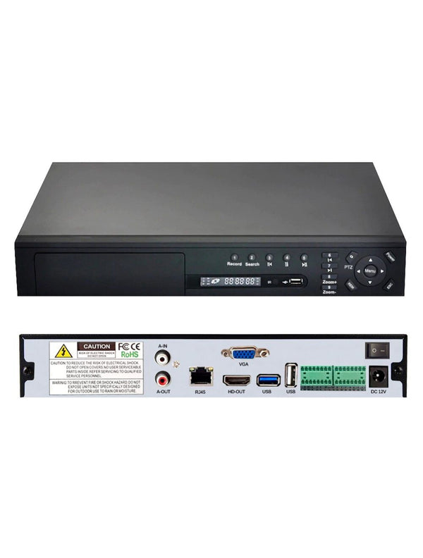 IFITech™ 32-channel NVR / Network Video Recorder - High Definition Output H.264 Compression P2P Remote Control Real-time Surveillance Security System