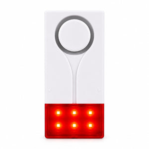 IFITech Magnetic Alarm with Sound and Light, 108 dB Alarm, Wireless alarm, Magnetic Door/Window Sensor