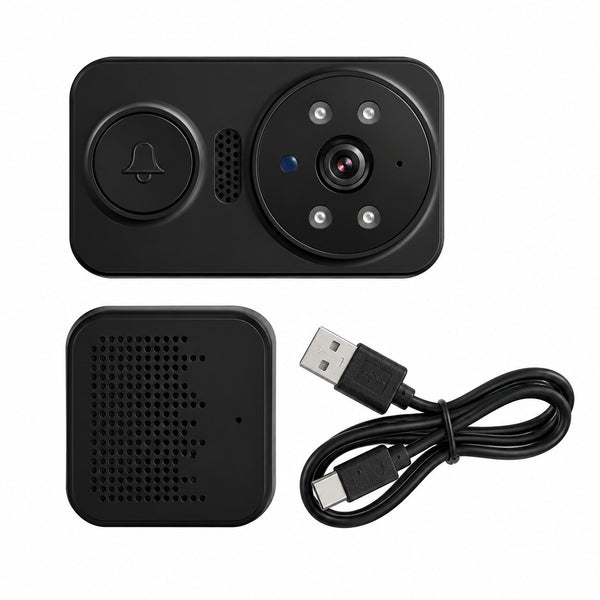 IFITech Smart Video Doorbell with 2-Way Audio, Wi-Fi Connectivity, Motion Detection & Wireless Chime