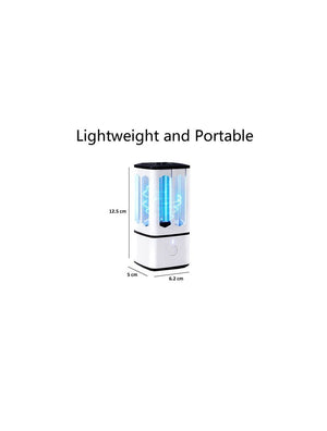 IFITech Portable Rechargeable Mini UVC Sterilizer Lamp with 1000mAh battery for Home / Car / Wardrobe / Chamber / Box