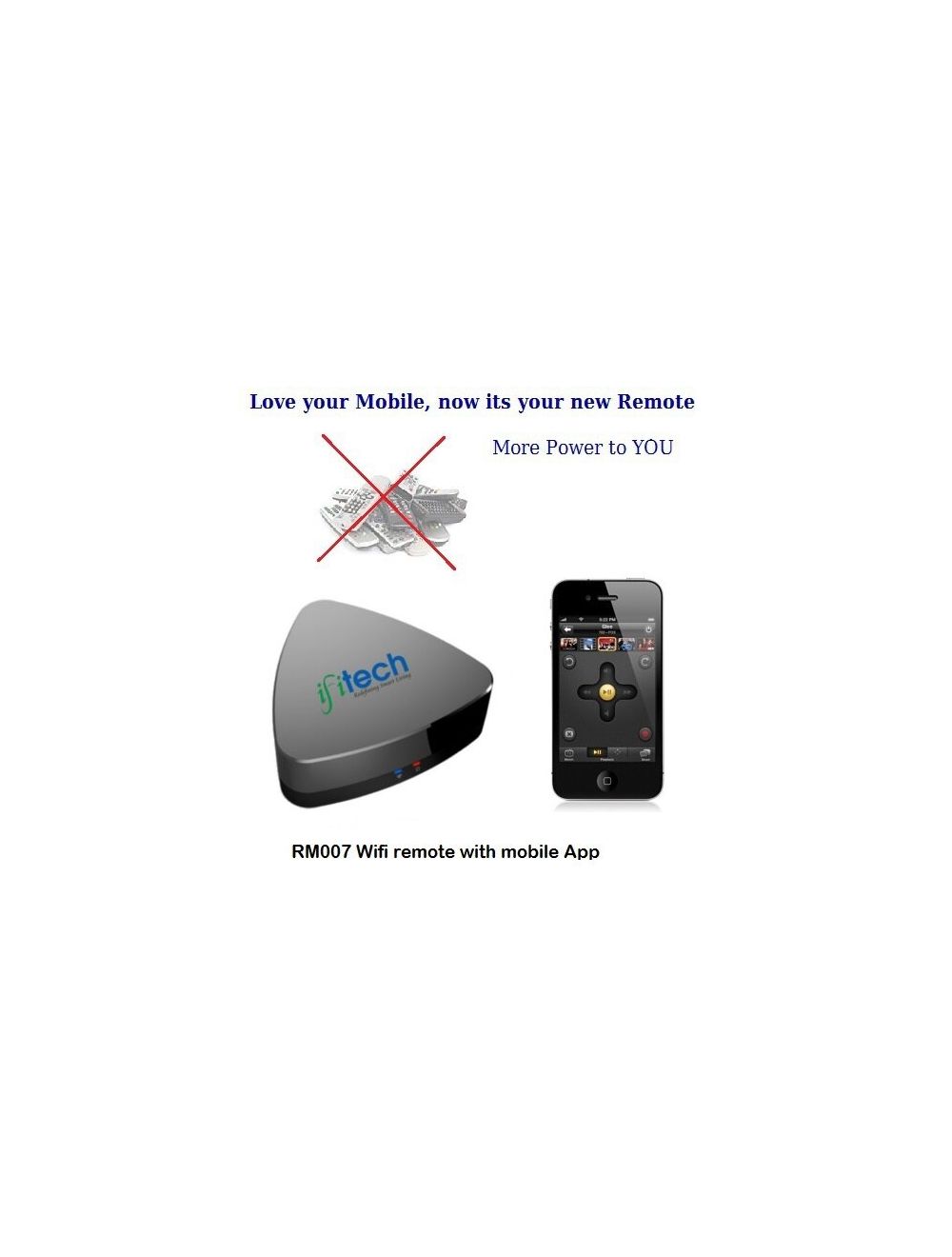 IFITech WiFi Universal Remote Controller | Compatible with App / Alexa