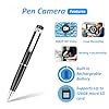 IFITech 1080P Rechargeable Hidden Pen Camera | 100 Minutes Battery Life | Body Camera with Video and Audio Recording | Spy Camera Supports Max 128GB SD Card (Not Included) | Secret Pen Recorder