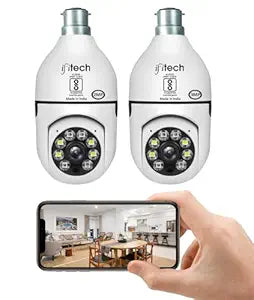 IFITech 2Mp & 3Mp Wifi Indoor 1080p Bulb Camera (Combo Pack)