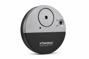 Doberman Ultrasonic Window Alarm | 100dB Vibration Sensor Security Alarm