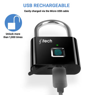 IFITech Anti-Theft  Rechargeable Fingerprint Padlock - P1