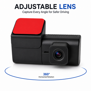 IFITech Full HD WiFi Car Dash Camera, 140° Wide Angle, Mobile App, Loop Recording, G-Sensor, Parking Monitoring, Supports Up to 128GB