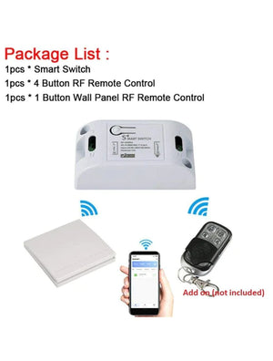 IFITech WiFi Timer Controller  Smart Switch | Remote / App Control - Pack Of 2