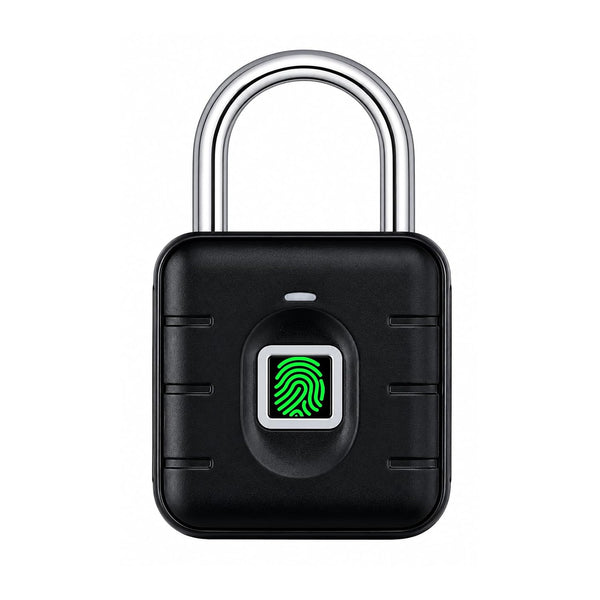 IFITech Smart Fingerprint Padlock | Biometric Padlock | Keyless Lock | Stores Up to 20 Fingerprints | Fingerprint Lock for Gym Locker, Cabinet, Drawer, Luggage & Personal Spaces