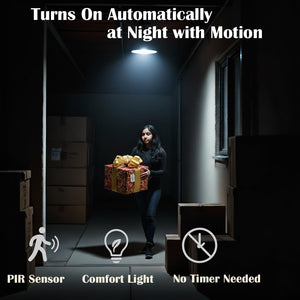 IFITech IFIMSL-9W PIR Motion Sensor LED Bulb | Flicker-Free, Energy Efficient, Auto ON/OFF for Home & Office – Cool White (Base B22, Pack of 1)