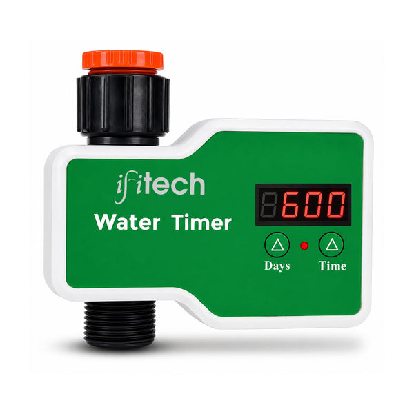 Automatic Water Timer with LED Digital Display | IP65 Waterproof Drip Irrigation Controller | Easy Install for Garden, Lawn, Balcony & Potted Plants