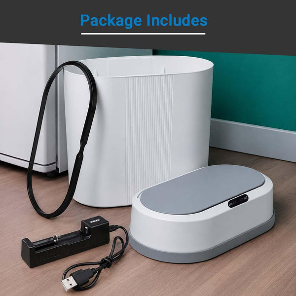 IFITech Rechargeable Motion Sensor Kitchen Dustbin with Lid - 12 Litre