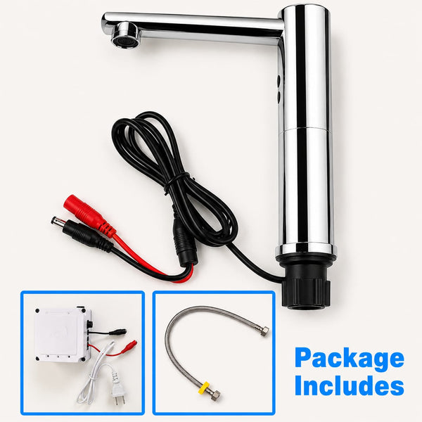 IFITech Automatic Sensor Faucet | Touchless Infrared Tap with Dual Sensor Technology & Water Saving