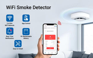 IFITech WiFi  Smoke Sensor/Detector |APP Control