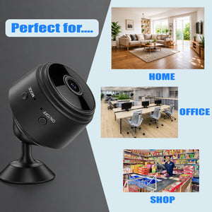 Eye4Spy HD Live View Mini Camera - V380 Pro | Motion Alerts | Low-Light Vision | 5V USB Powered | No Recording | No Battery | Spy Camera for Home & Office Monitoring