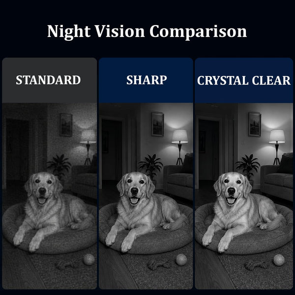 IFITech 4MP Dual Lens WiFi Bulb Camera | Indoor Security and Color Night Vision
