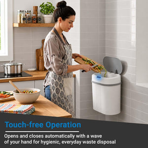 IFITech Rechargeable Motion Sensor Kitchen Dustbin with Lid - 12 Litre