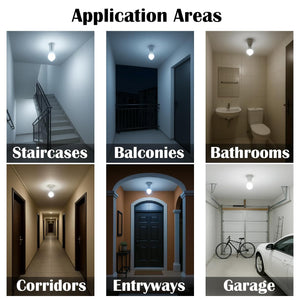 IFITech IFIMSL-9W PIR Motion Sensor LED Bulb | Flicker-Free, Energy Efficient, Auto ON/OFF for Home & Office – Cool White (Base B22, Pack of 1)