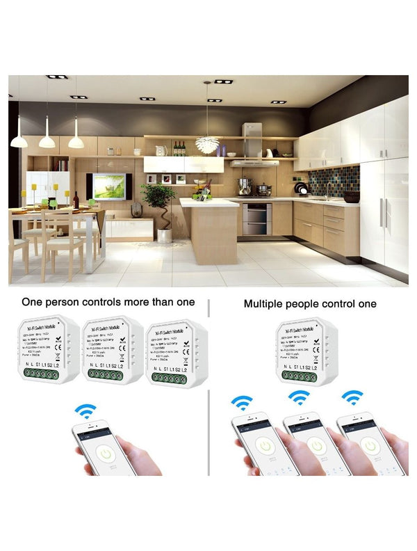 IFITech WiFi Timer Controller 2 Gang Switch | App Control