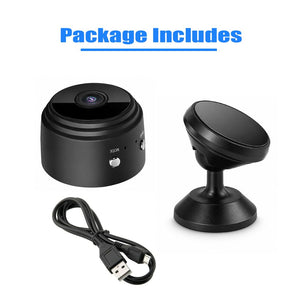 Eye4Spy HD Live View Mini Camera - V380 Pro | Motion Alerts | Low-Light Vision | 5V USB Powered | No Recording | No Battery | Spy Camera for Home & Office Monitoring