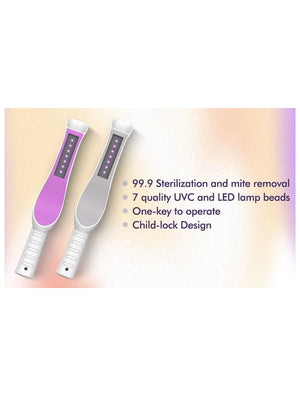 IFITech Handheld UV-C Light Wand Sterilizer, for Disinfection Household Hotel Car Indoor Outdoor