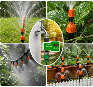 Automatic Water Timer with LED Digital Display | IP65 Waterproof Drip Irrigation Controller | Easy Install for Garden, Lawn, Balcony & Potted Plants