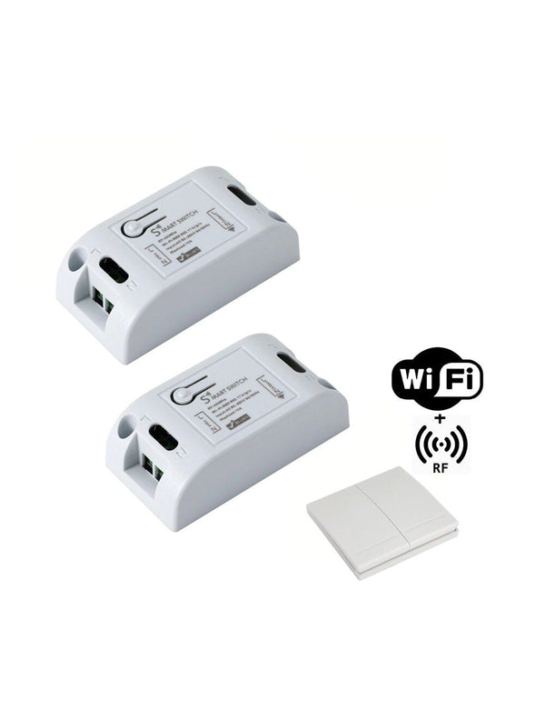 IFITech WiFi Timer Controller  Smart Switch | Remote / App Control - Pack Of 2