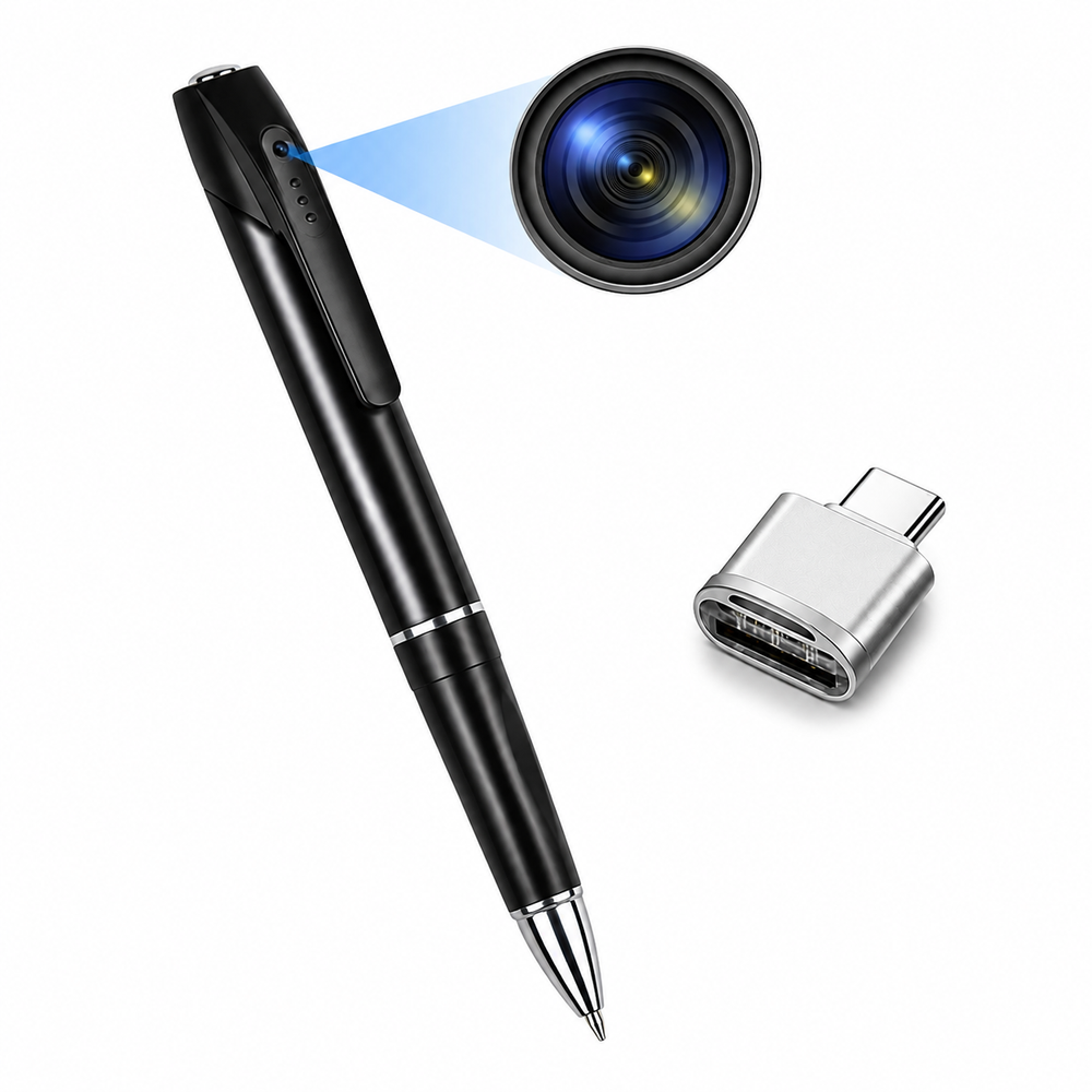 Eye4Spy Hidden Spy Camera Pen – 1080P HD Mini Camera (No WiFi)