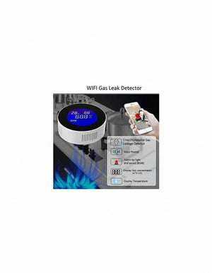 IFITech WiFi  LPG Gas Leak Detector / Alarm | LED Digital Display | App Control