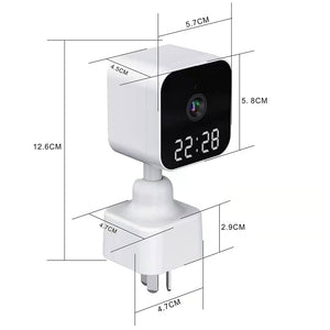 IFITech 1080P Wall-Mount WiFi Digital Clock Camera