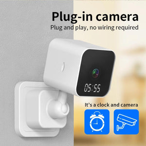 IFITech 1080P Wall-Mount WiFi Digital Clock Camera