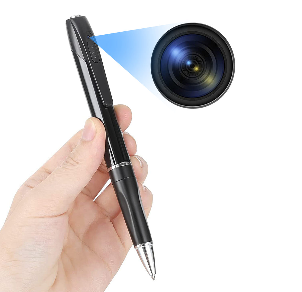 IFITech Hidden 1080P Full Hd Pen Camera | 100 Minutes Battery Life | Body Camera with Video and Audio Recording | Spy Camera Supports Max 128GB SD Card (Not Included) | Secret Pen Recorder