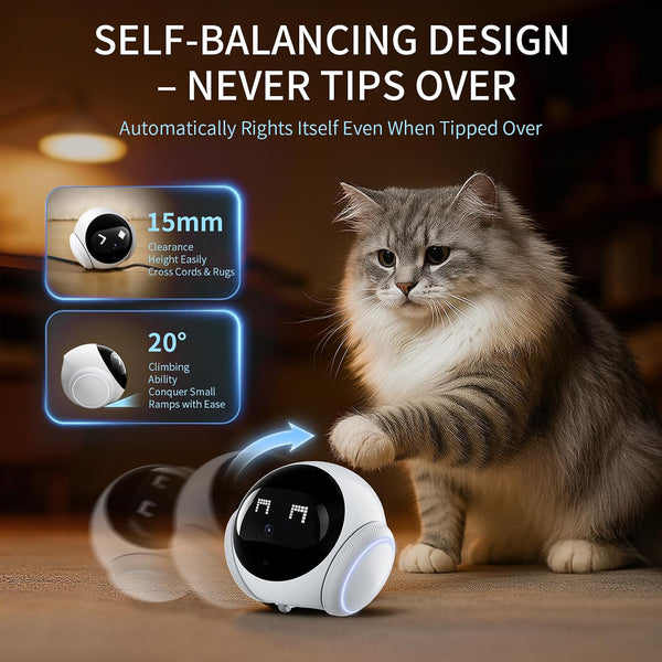 IFITech Smart 1080P AI Robot Camera | 2.4GHz & 5GHz Wi-Fi Compatible | Smart Life/Tuya App Control