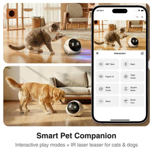 IFITech Smart 1080P AI Robot Camera | 2.4GHz & 5GHz Wi-Fi Compatible | Smart Life/Tuya App Control
